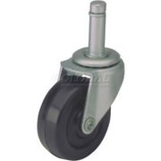 Algood Algood Standard Chair Caster with Soft Rubber Wheel S823437S178SR - Stem Type C S823437S178SR